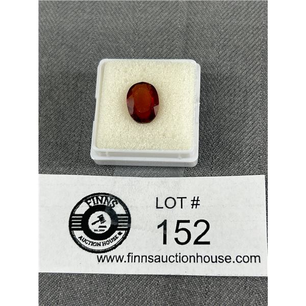 Natural Garnet 4.10 ct. Oval Cut-VS-Brazil-Untreated. 11.87 x 8.64 x 3.89mm