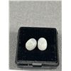 Image 2 : Rainbow Moonstone 5.05 ct. Oval Cabochons - Brazil - Untreated. Approx. 9 x 7 x 4.5mm