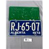 Image 1 : 1972 Alberta License Plate Pair