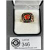 Image 1 : Stanley Cup 1989 Champions Calgary Flames Ring. Size 11