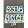 Image 1 : 1966 British Columbia License Plate Pair