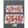 Image 1 : 1967 British Columbia License Plate Pair