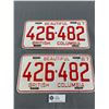 Image 1 : 1967 British Columbia License Plate Pair