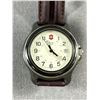 Image 2 : Used Original Swiss Army Watch with Date 24hr Dial,Battery Required Marked Swiss Made. Leather Strap