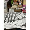 Image 1 : Lot Of 25 Zombie Target Practice Sheets. NO SHIPPING