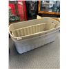 Image 2 : Lot Of 4 - Misc Sized 45-50 Gallon Rubbermaid Containers w/Lids. NO SHIPPING