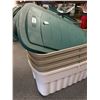 Image 2 : Lot Of 4 - 50 Gallon Rubbermaid Containers w/ Lids NO SHIPPING