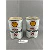 Image 2 : Lot of 2 Aeroshell Oil Tins Full