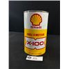 Image 1 : Shell X-100 Motor Oil Quart