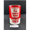 Image 1 : White Rose WW30 Motor Oil Composite Can. Full