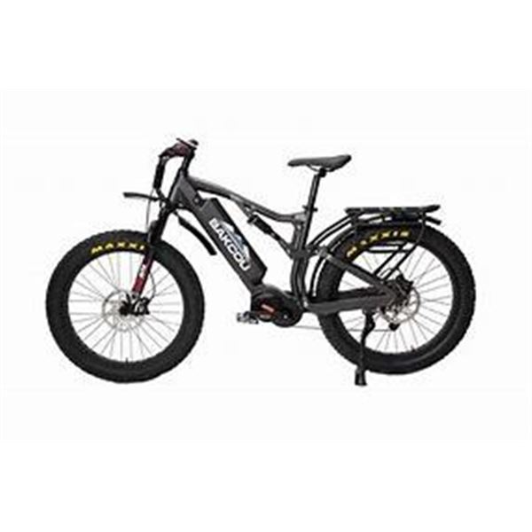 New Bakcou Storm E-Bike in Matte Black