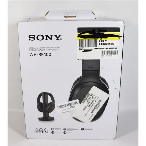 OPEN BOX: SONY WIRELESS STEREO HEADPHONE SYSTEM