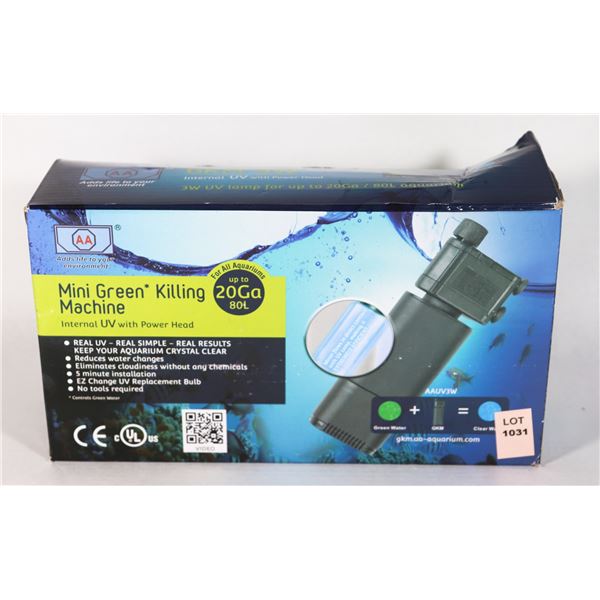 OPEN BOX: UV GREEN KILLING MACHINE FOR AQUARIUMS