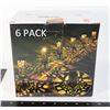Image 1 : OPEN BOX: 6PCS SOLAR LAWN LAMP