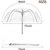 Image 2 : PAIR OF NEW 46" CLEAR UMBRELLAS