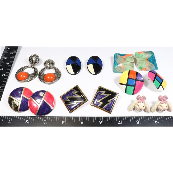 LOT OF EARRINGS WITHOUT BACKERS