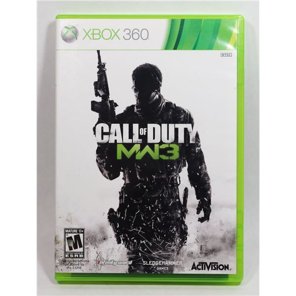 XBOX 360 CALL OF DUTY MW3 GAME