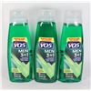 1553  LOT OF X3 V05 MEN 3IN1 SHAMPOO, CONDITIONER andBODY