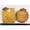 Image 1 : SET OF 2 CANDLE HOLDERS HAVE FRIENDSHIP MESSAGES