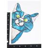 Image 1 : NEW SASSY BLUE CAT WINDOW DECAL