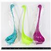 Image 1 : SET OF THREE BRONTOSAURUS LADLES