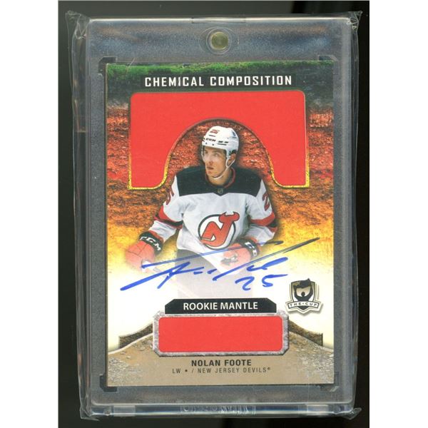 2020-21 The Cup Chemical Composition Autographs Mantle #CCNF Nolan Foote