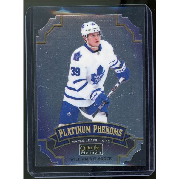 2016-17 O-Pee-Chee Platinum Platinum Phenoms Die Cuts #OPPWN William Nylander