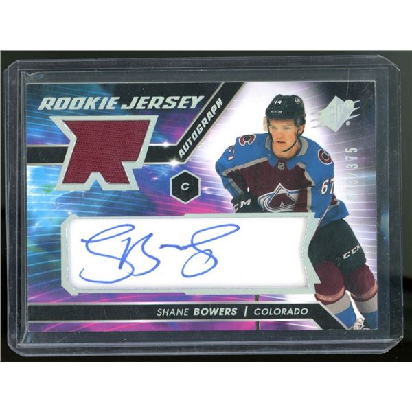 2020-21 SPx Rookie Jersey Autographs #SB Shane Bowers 73/375