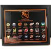 Image 1 : Vintage 21 NHL Logo Pin Collection Framed