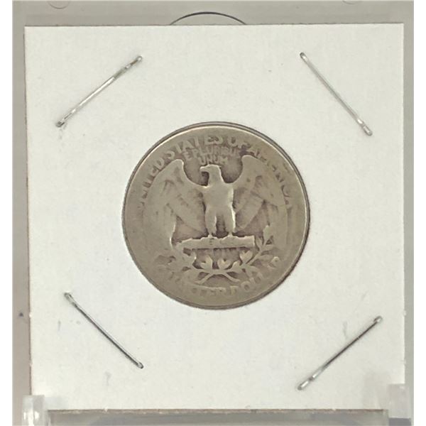 1941 USA Silver 25 Cent Coin