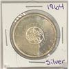 Image 1 : 1964 Canadian Silver $1 Dollar Coin