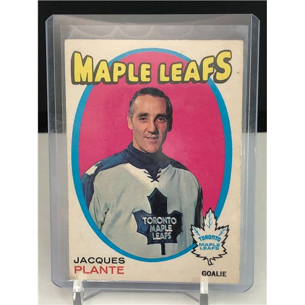 1971-72 O-Pee-Chee #195 Jacques Plante