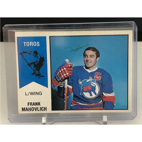 1974-75 O-Pee-Chee WHA #40 Frank Mahovlich