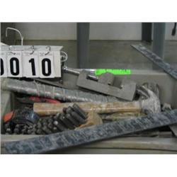 ALPHA NUMERIC STAMPS, FILES, MACHINE VISE, TOOLS