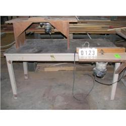 ROCKWELL #5142EHD ROUTER & SM ROUTER W/ TABLE