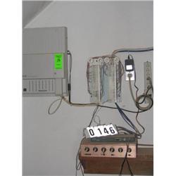 PANASONIC 4CO DIG. SUPER HYBRID W/PA & (5) HANDSETS