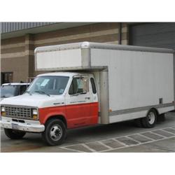 89 FORD DIESEL W/17' BOX (END OF INTERNET SALE)