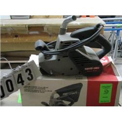 PORTER CABLE, #362, 4X24" SANDER W/DUST COLLECTOR