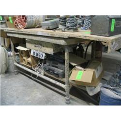 WOOD & METAL WORK TABLE