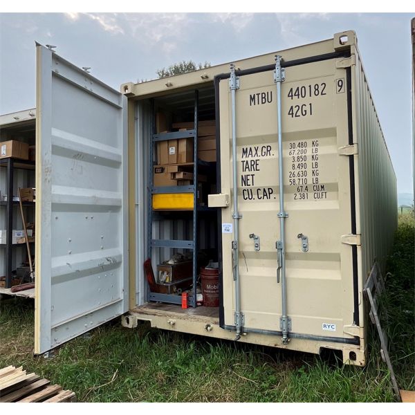 Sea Can 40FT shelving included (items not included)