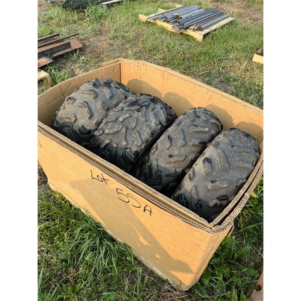 M26 4-750 Rhino tires w Rims