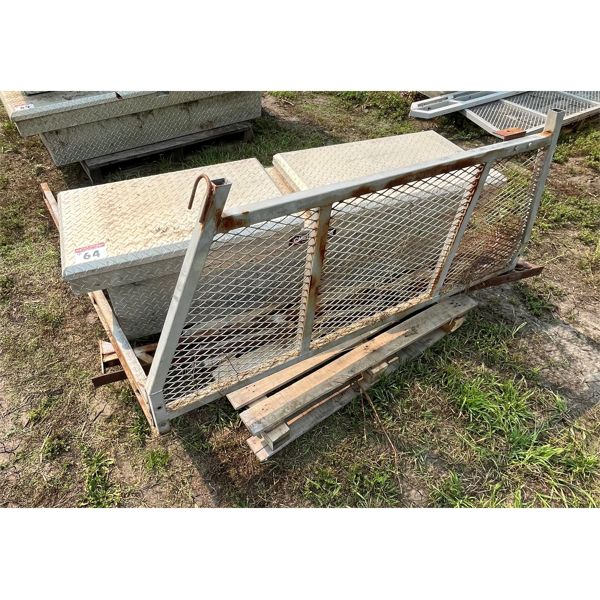 Headache Rack. Challenger Deflecta-Sheild Aluminum truck box ( 18x61.5x16)