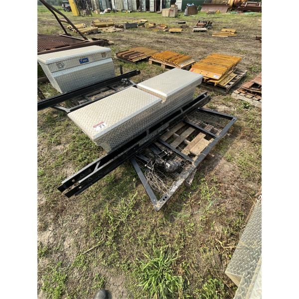 Headache Rack and truck box 18"x5ftx 18"