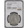 Image 1 : Great British, 1887, Queen Victoria Crown Silver coin, NGC VF Detais Cleaned.