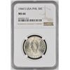 Image 1 : USA -Philippine , 1944, 50 cents silver coin NGC MS66.