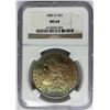 Image 1 : USA, 1885O, $1, Morgan silver dollar, NGC MS64.