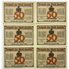 Image 2 : German - Apolda, notgeld, 1921,a set of 6 pcs, 50 pfennig (Total: 6pcs).