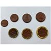 Image 2 : German- Saxony, 1921, Emergency Ceramics coins, a set of 7 coins, Scarce original condition of high 