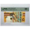 Image 1 : Aruba, Centrale Bank, 2019, 25 Florin, A1664180. PMG 68EPQ.