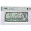 Image 1 : Canada, 1967, $1, 1867 -1967. Centennial Commemorative. PMG 67EPQ.